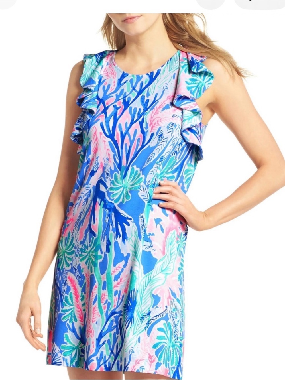 Lilly Pulitzer Esmeralda Dress in Jet Stream Print